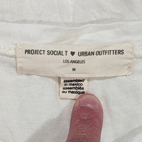 Project Social T Urban Outfitters 100% Modal Short Sleeve T-Shirt Size Medium - Picture 6 of 8